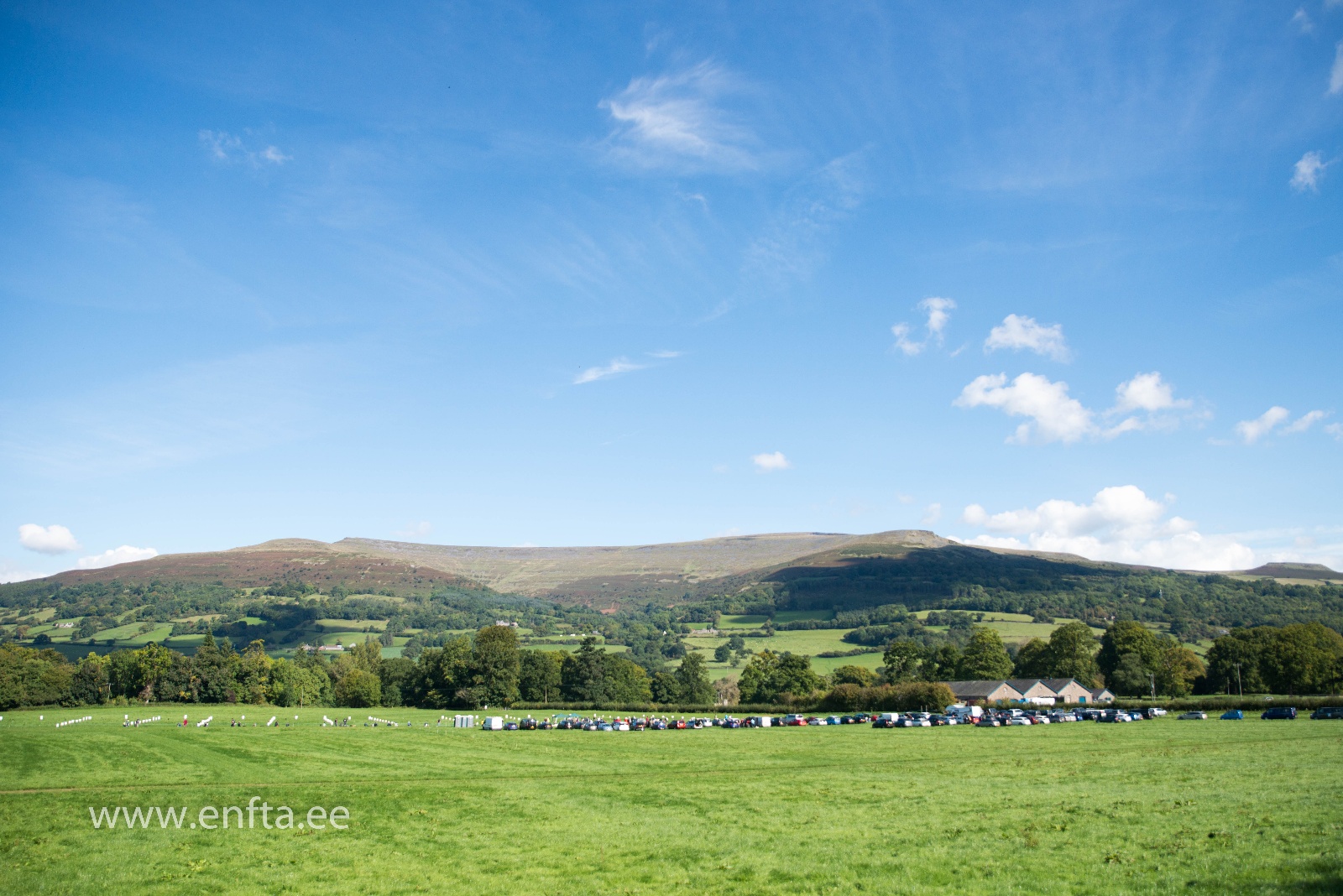 025 Nice background of zero range and parking area